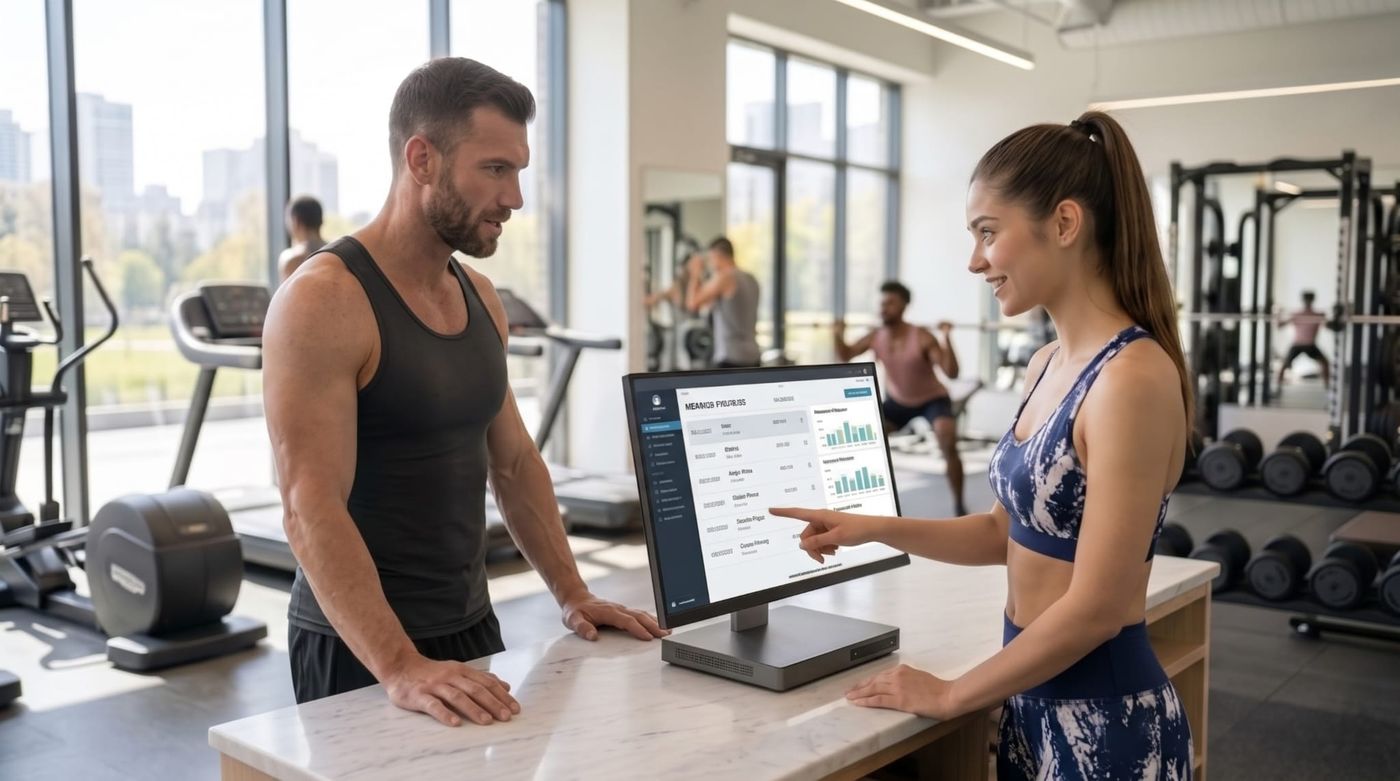 Ejemplo de uso en gimnasio