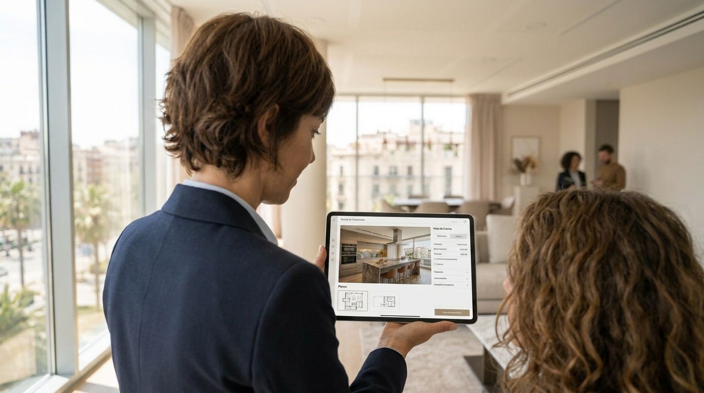 Ejemplo de uso en inmobiliaria